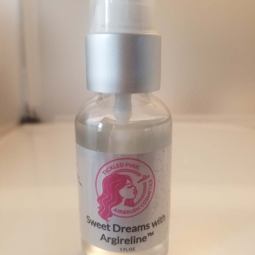 Tickled Pink Argireline Serum works like Botox much the same way. Sweet Dreams